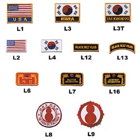 Details about   4.5" Tae Kwon Do fist patch 