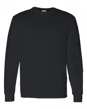 T-Shirt_Long_Sleeve_Cotton_Black